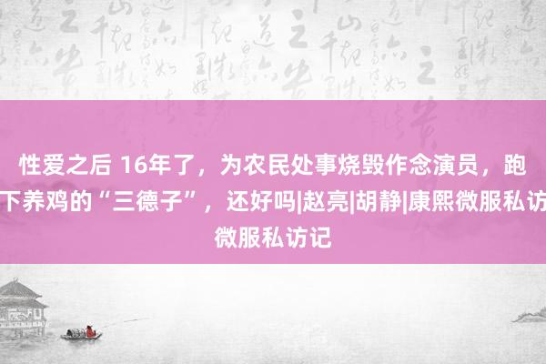 性爱之后 16年了，为农民处事烧毁作念演员，跑乡下养鸡的“三德子”，还好吗|赵亮|胡静|康熙微服私访记